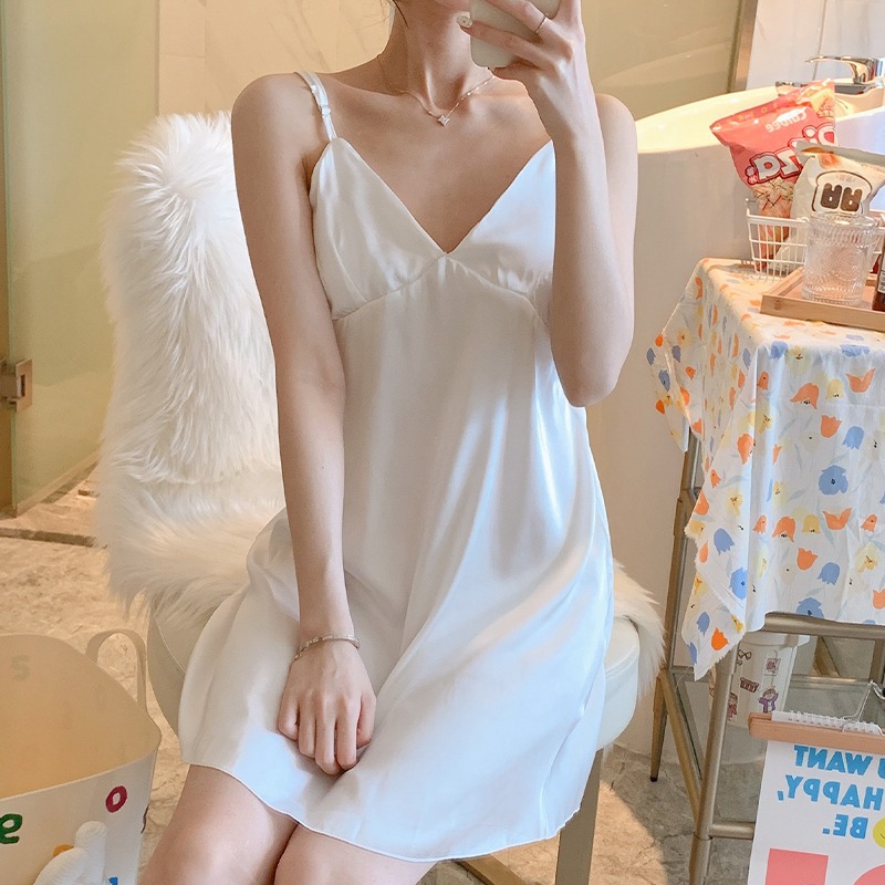 調節可能なサスペンダーネグリジェ