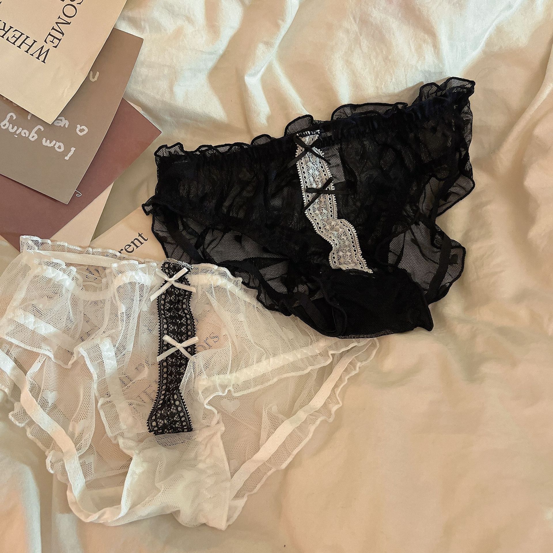 セクシーなボウパンティー（2枚入り）