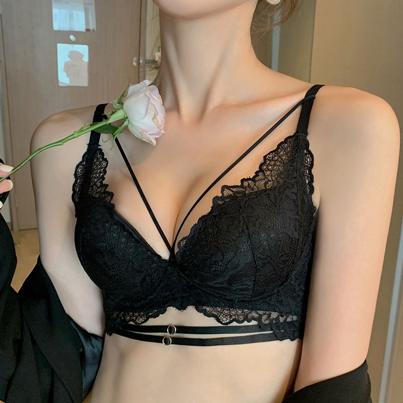 セクシーなレースのプッシュアップブラ