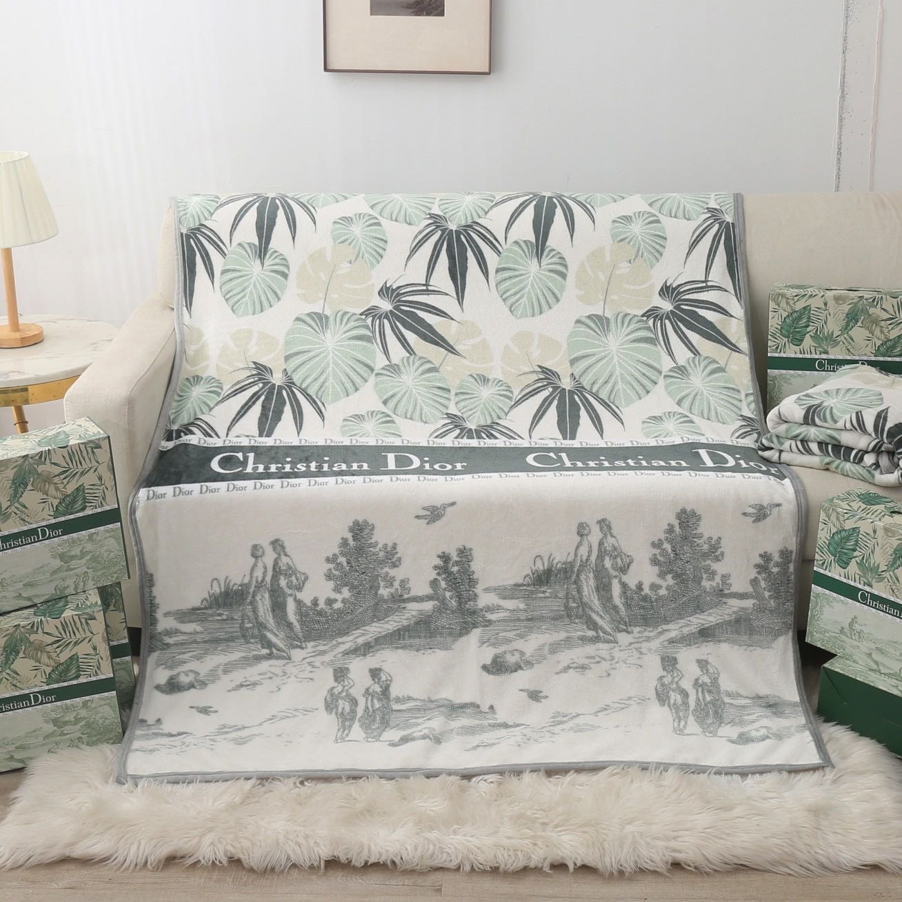 【公式指定特約店】*HOT*「2点目半額SALE」フランネルブランケット / 150 X 200cm / 付属品:収納バッグ/専用箱