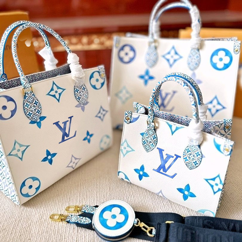 LV元のパッケージ「LV正規品保証、公式と同じデザイン」【洗練されたデザインと高品質の素材で作られた手提げバッグ。】グラデーションハンドバッグ