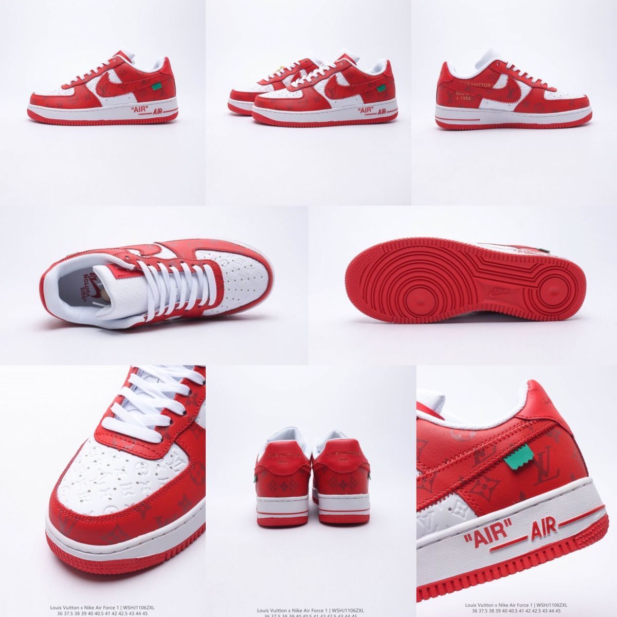【新作発売】♪超入手困難Louis Vuitton x Nike Air Force1 ナイキ ルイ ヴィトン ジョイント シューズ
