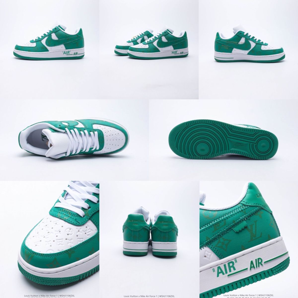 【新作発売】♪超入手困難Louis Vuitton x Nike Air Force1 ナイキ ルイ ヴィトン ジョイント シューズ