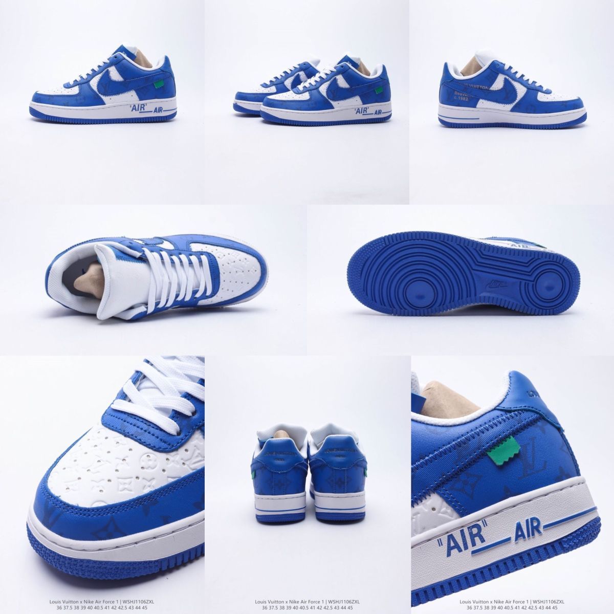 【新作発売】♪超入手困難Louis Vuitton x Nike Air Force1 ナイキ ルイ ヴィトン ジョイント シューズ