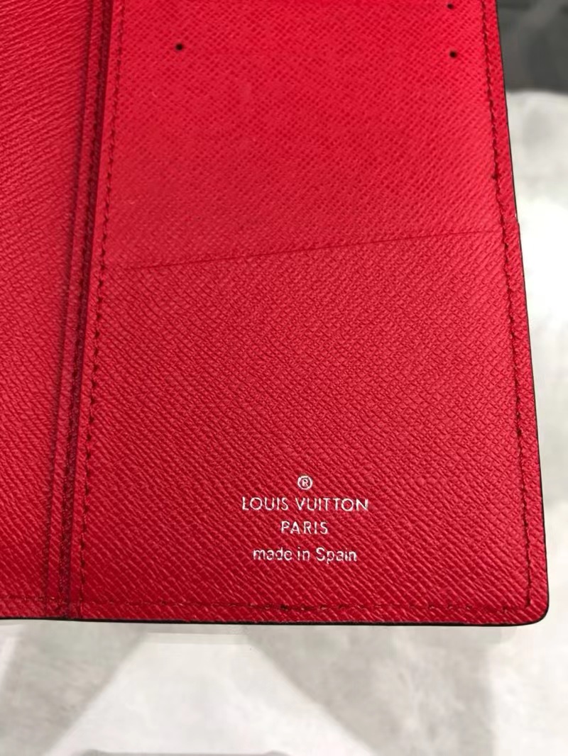 元のパッケージ 「正規品保証、公式と同じデザイン」シュプリーム財布コピー 新品 Louis Vuitton×Supreme ジッピーウォレット男女兼用 赤