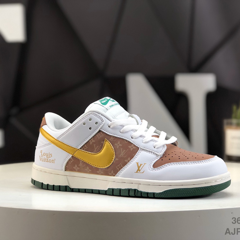 元のパッケージ 「正規品保証、公式と同じデザイン」【新作発売】♪超入手困難Louis Vuitton x Nike Air Force1 ナイキ ルイ ヴィトン ジョイント シューズ
