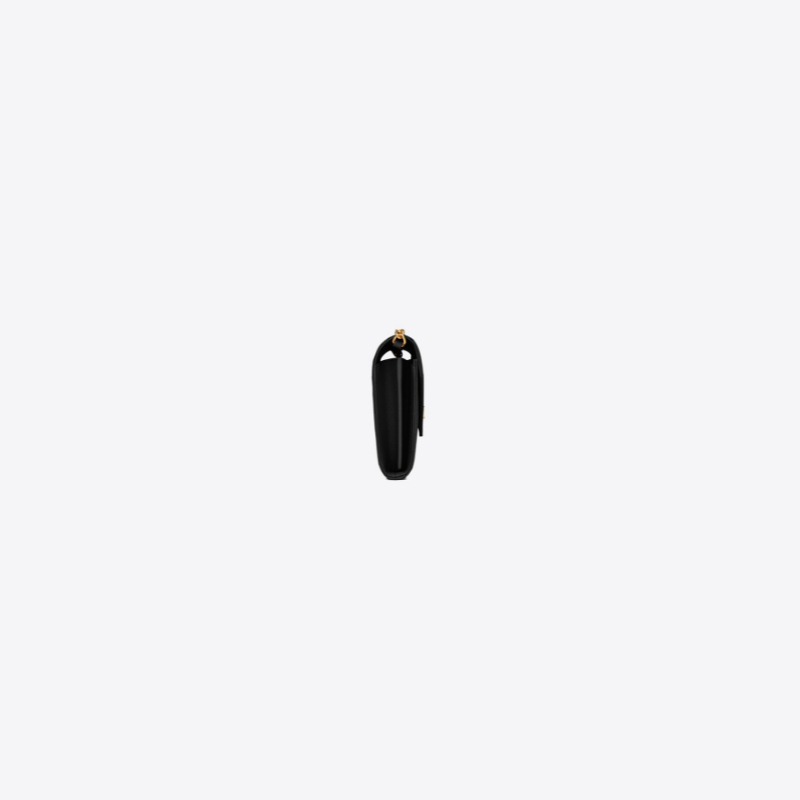 文字ロゴグレインエンボスレザーチェーンウォレット