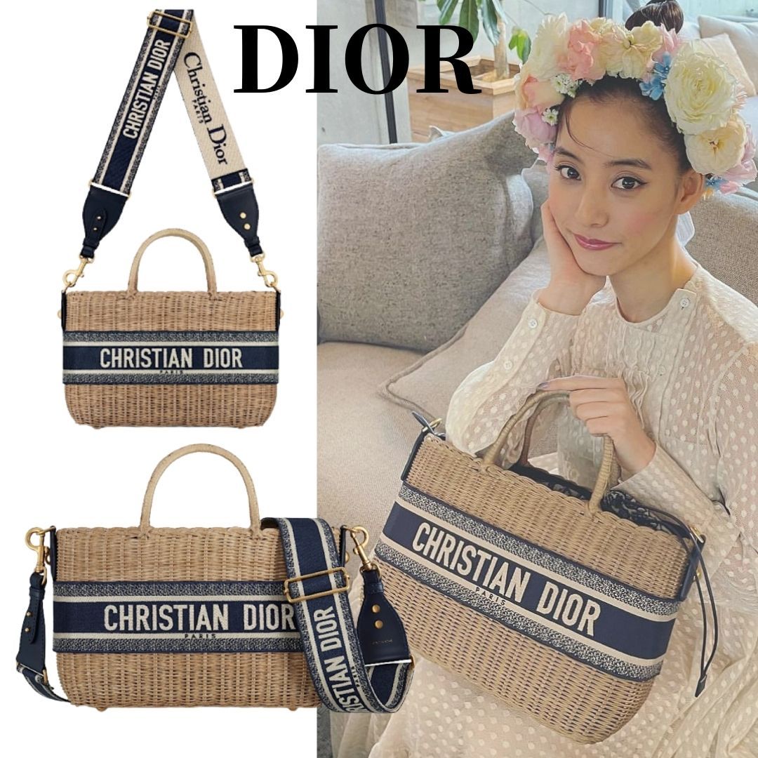 新木優子さん愛用！夏スタイルにぴったり☆カゴバッグWICKER
