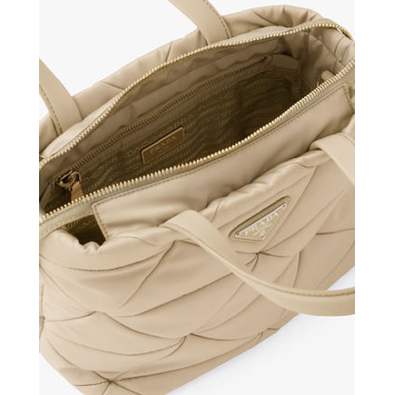 Re-Nylon パデッド トートバッグ ポーチ付き 鞄
