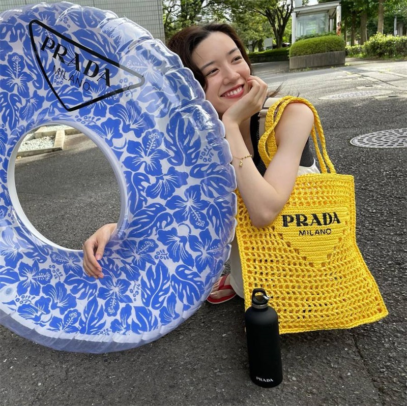 Raffia tote bag ロゴ ラフィア トートバッグ 2022SS新作