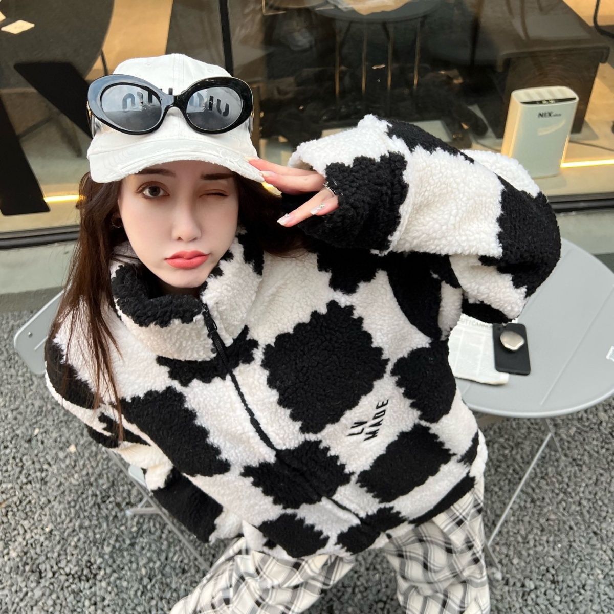 Louis Vuitton【海外ブランド直営店】「正規品保証、公式と同じデザイン」2点目10000円！トレンドラムファーコート