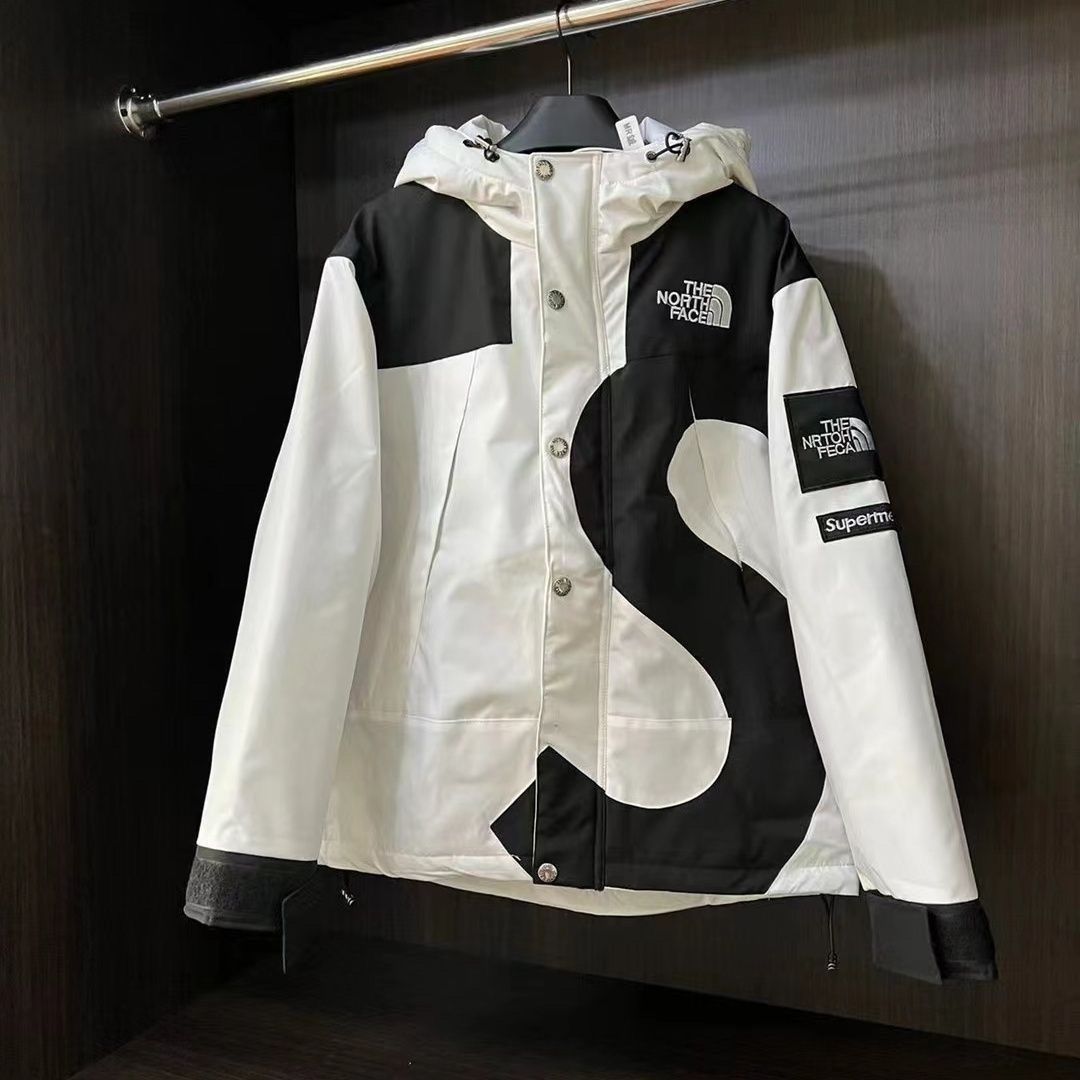 Supreme×The North Face【海外ブランド直営店】「正規品保証、公式と同じデザイン」綿、厚く、防雨、防風、カップルタイプの緩い冬用ダンジャケット