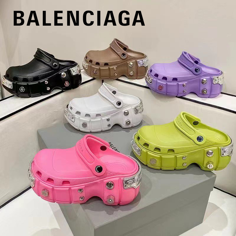 BALENCIAGA【 海外ブランド直営店】*HOT*男の子も女の子も着られます HARDCROCS™ ミュール【8000円プラスして２点を購入】