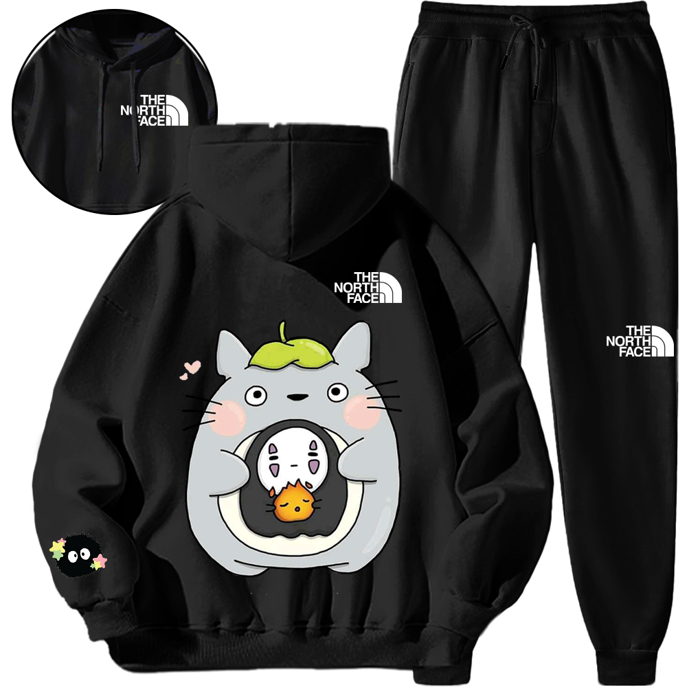【期間限定】【5010円プラスして２着を購入【THE NORTH FACE】*HOT*【 TOTORO × NORTH FACE 】かわいいスタイルのスウェットシャツセット「正規品保証、公式と同じデザイン」吸汗性・通気性に優れ、スポーツにも最適