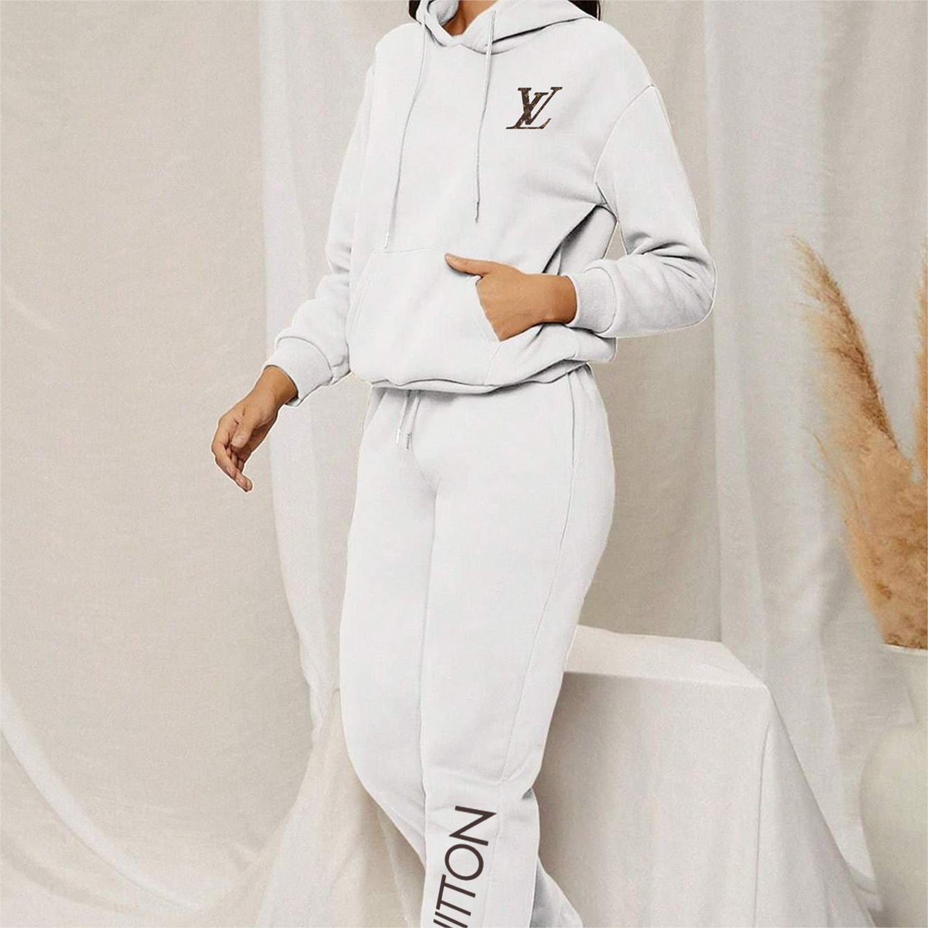 *HOT*【人気モデルが限定セールでお買い得】【2個目のみ5010円】パーソナライズされたフード付きスウェットシャツセット「正規品保証、公式と同じデザイン」スプラッシュインクスタイル、LV唇