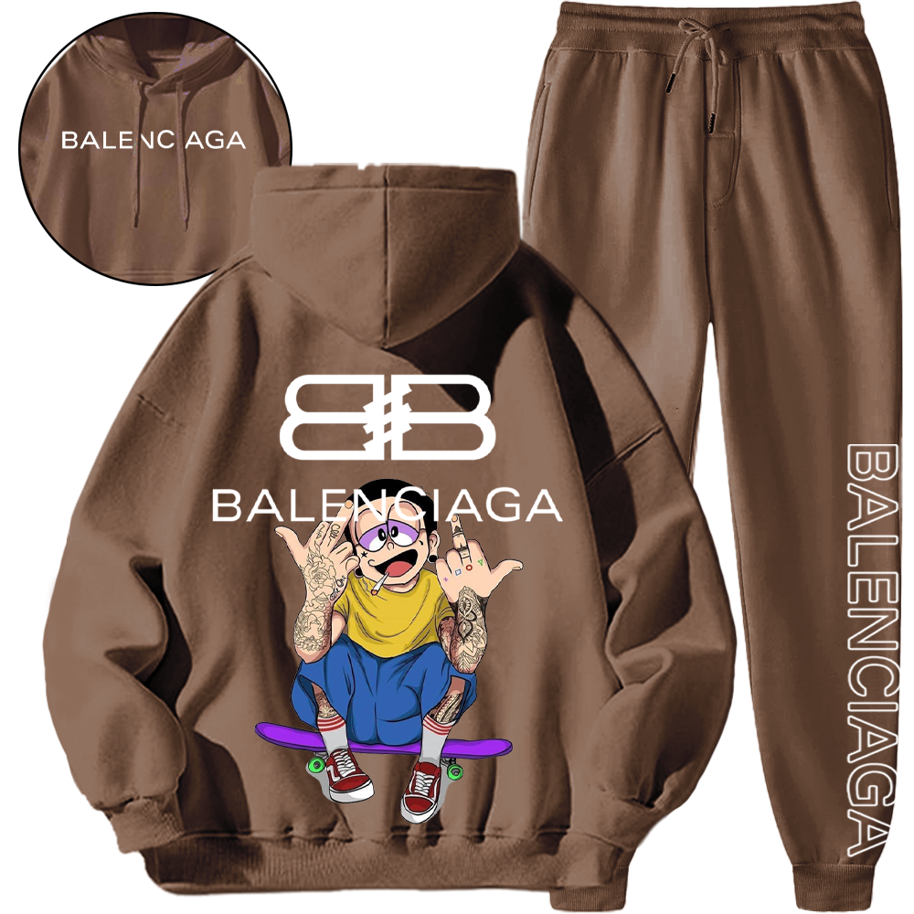 *HOT*【BALENCIAGA期間限定割引限定セール】【2本目のタバコは5010元限定】ストリートスタイルフード付きトラックスーツ「正規品保証、公式と同じデザイン」吸汗性と通気性、スポーツファッション