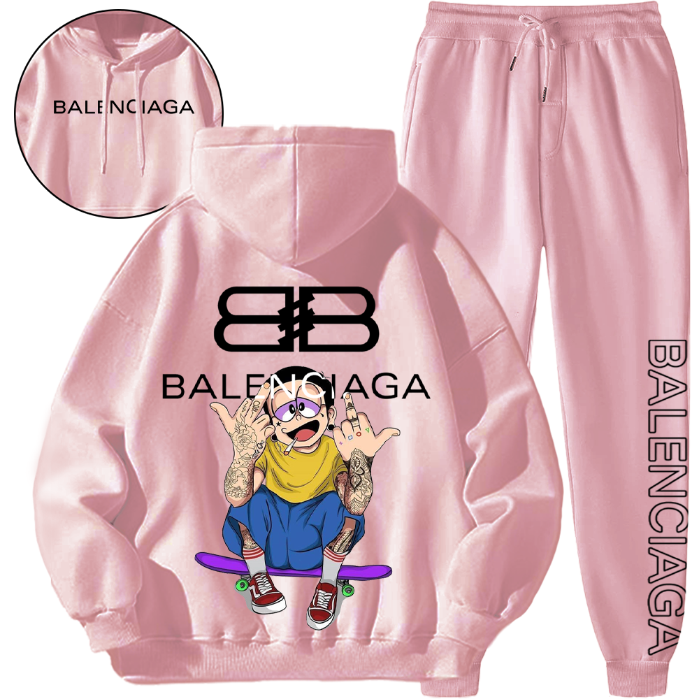 *HOT*【BALENCIAGA期間限定割引限定セール】【2本目のタバコは5010元限定】ストリートスタイルフード付きトラックスーツ「正規品保証、公式と同じデザイン」吸汗性と通気性、スポーツファッション